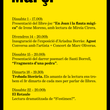 Agenda Març 2014